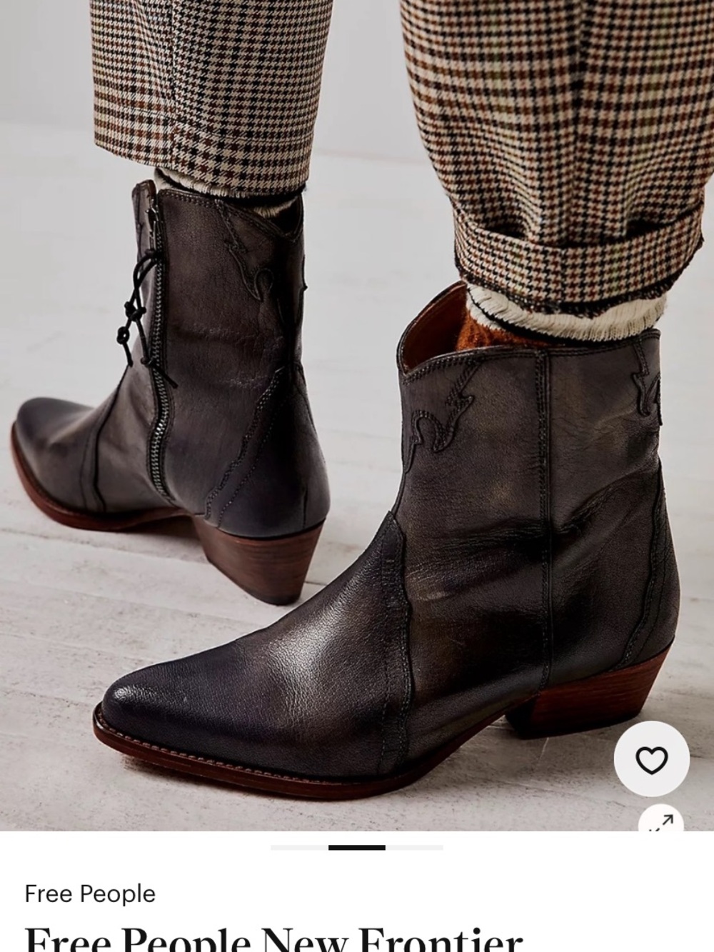 Free People New Frontier Western Booties - Picture 9 of 9